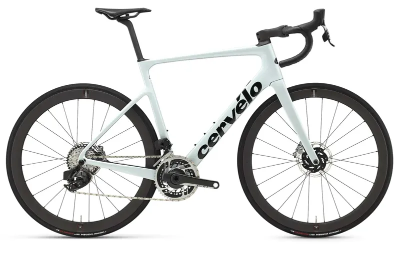 Cervelo Caledonia-5 - Red eTap AXS Glacier White